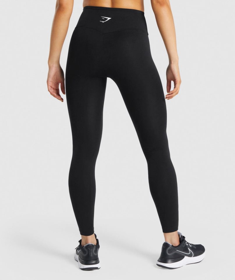 Women's Gymshark Training Leggings Black | CA 817NA5